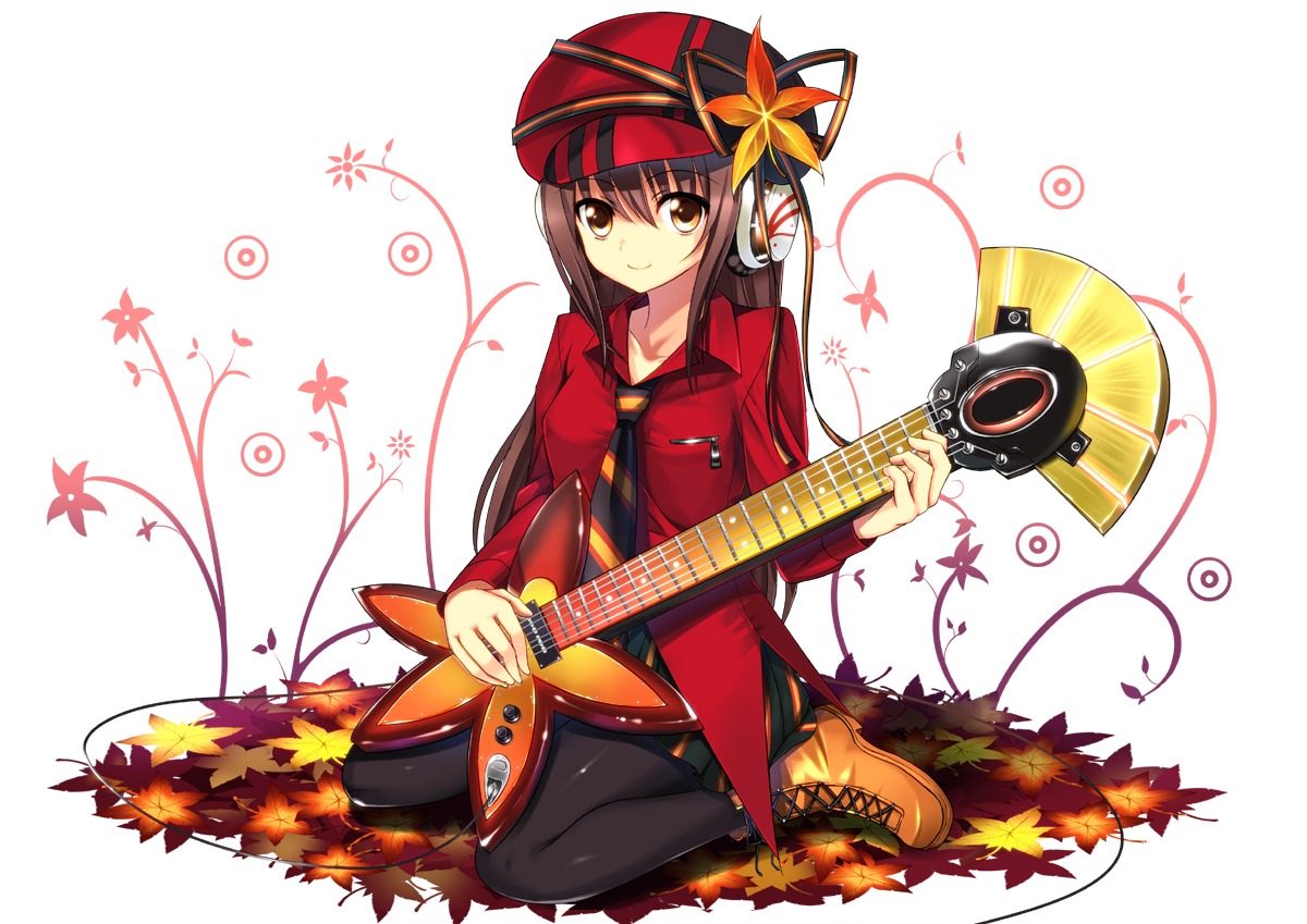 guitar headphones koi pantyhose