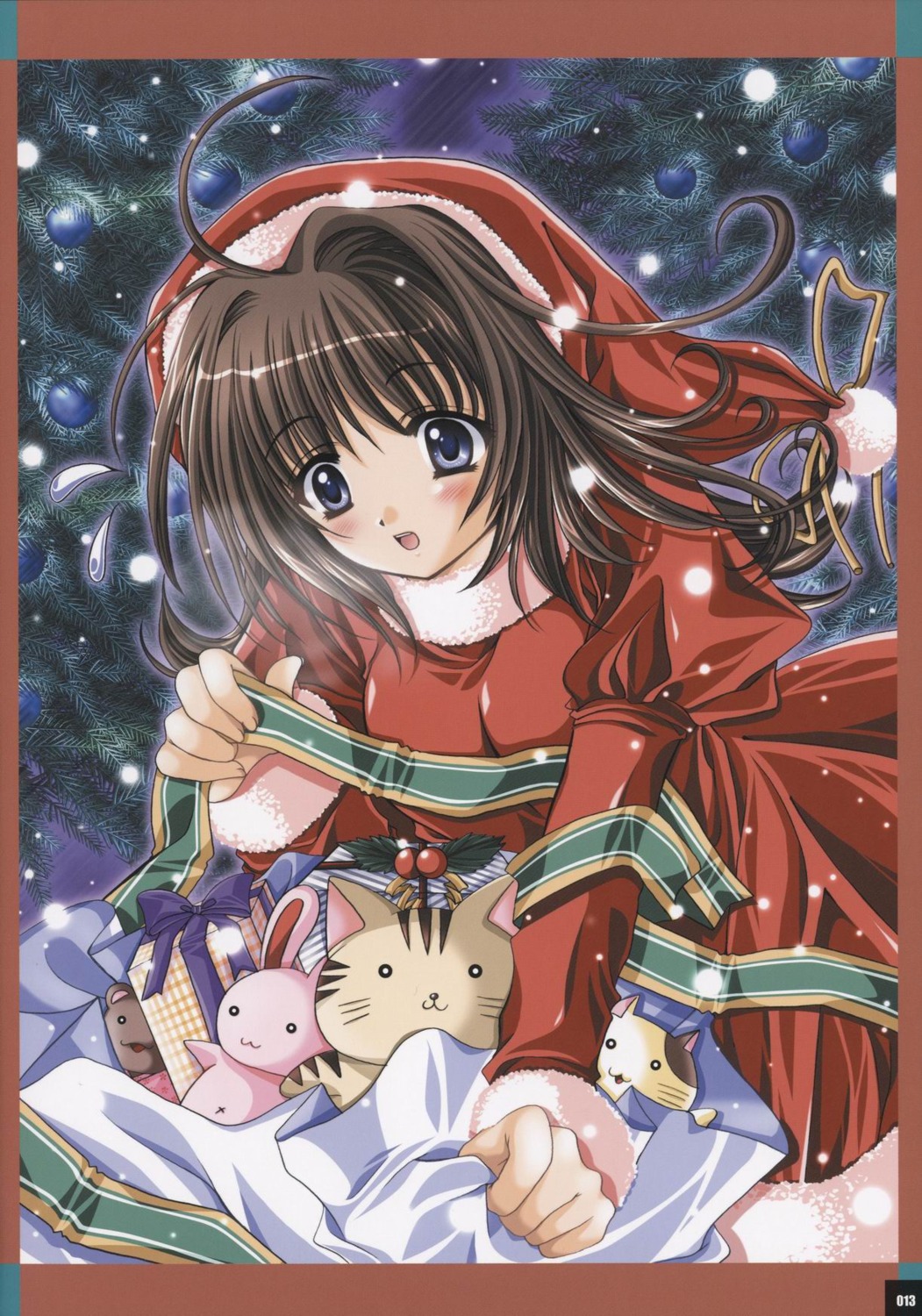 christmas dress jpeg_artifacts nishimata_aoi