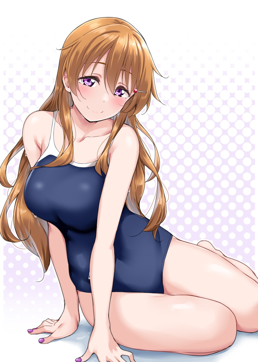 konoe_kanata love_live!_nijigasaki_high_school_idol_club school_swimsuit swimsuits yopparai_oni