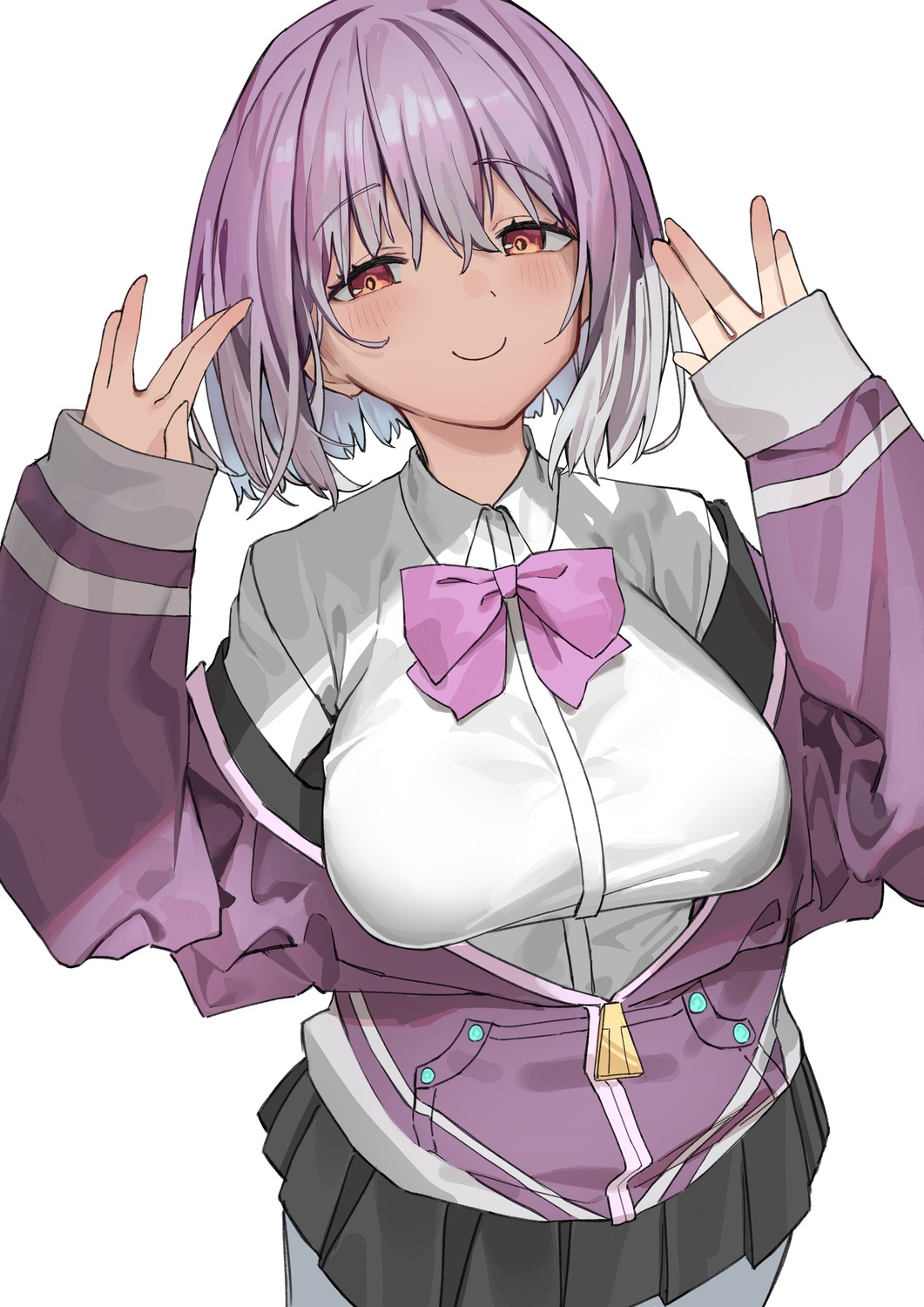 haruyuki_(gffewuoutgblubh) pantyhose seifuku shinjou_akane ssss.gridman