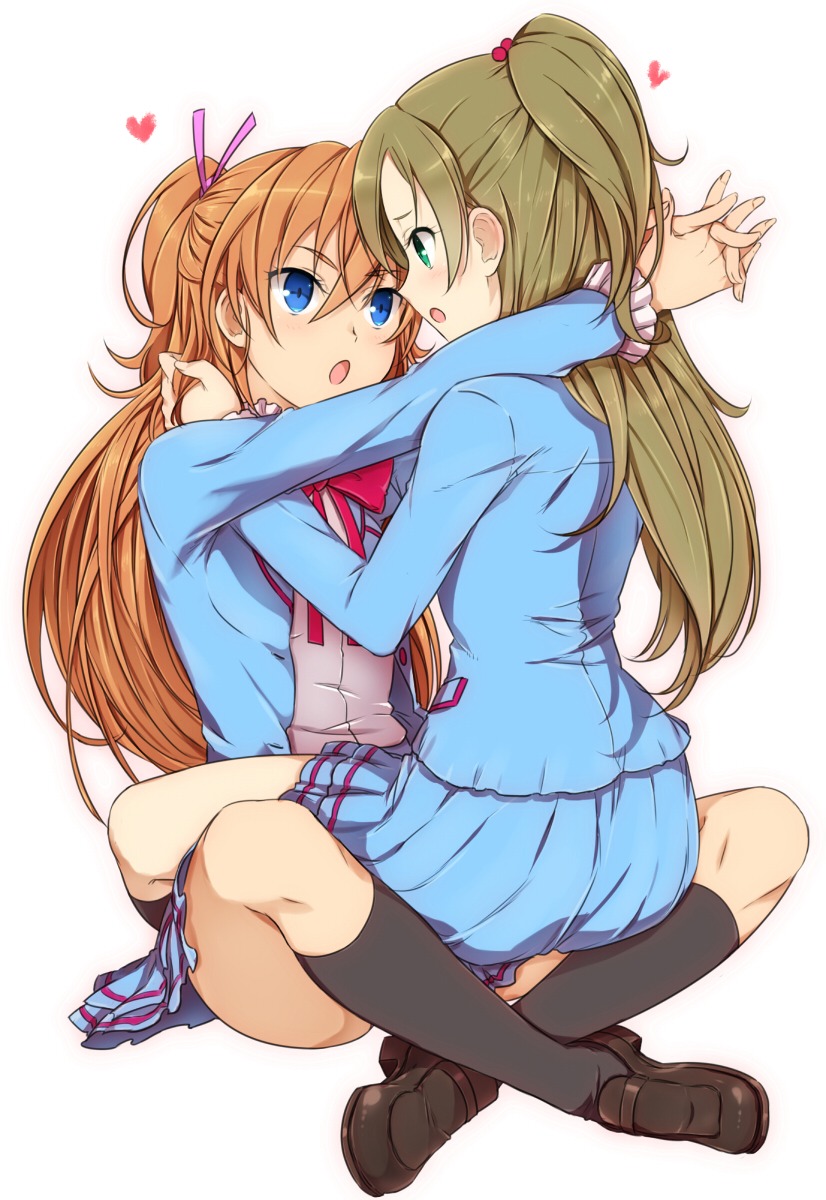 houjou_hibiki minamino_kanade minazuki_randoseru pretty_cure seifuku suite_pretty_cure yuri