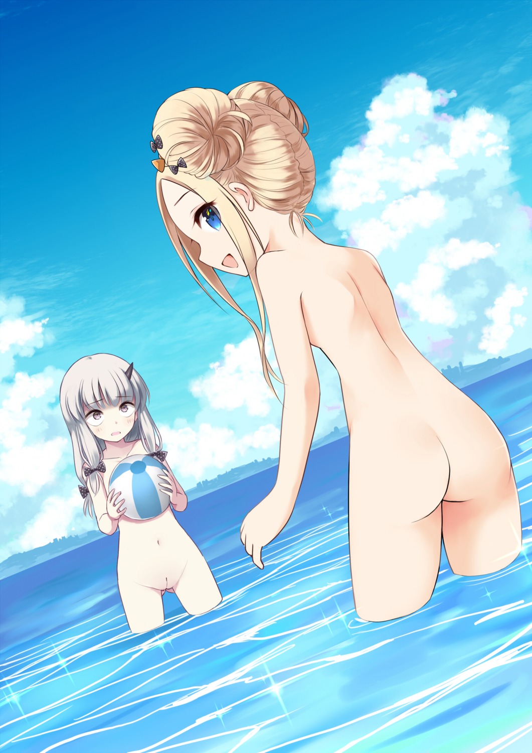 abigail_williams_(fate) ass fate/grand_order kamekiti lavinia_whateley_(fate/grand_order) loli naked pussy uncensored wet