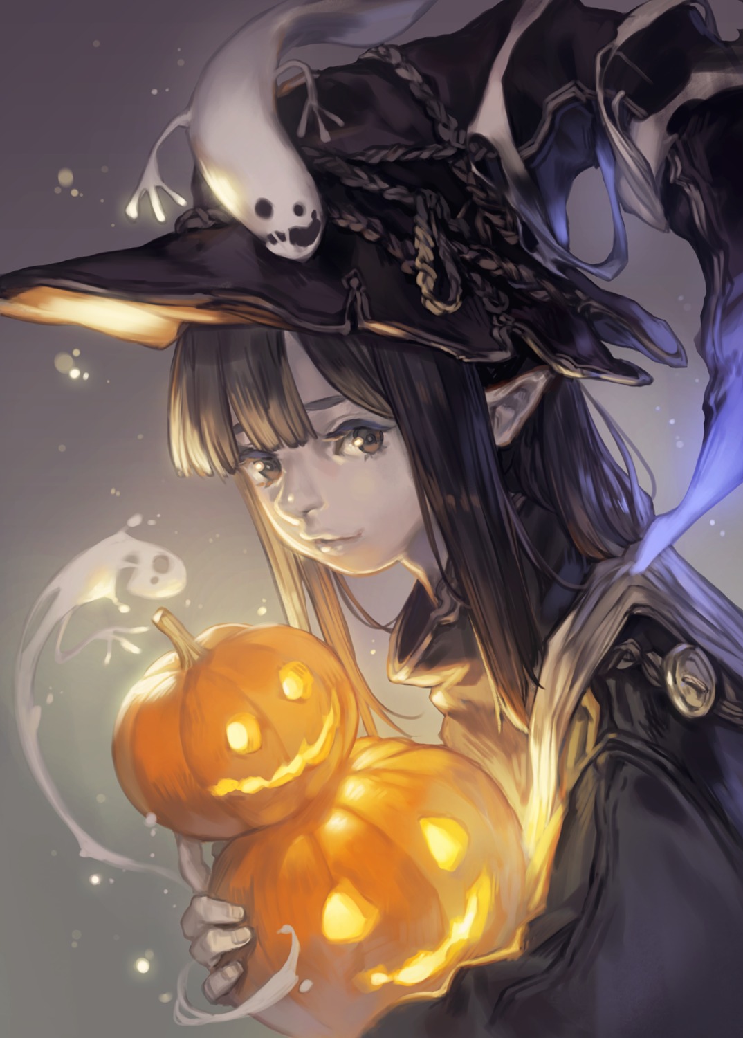 halloween lee_hyeseung pointy_ears witch