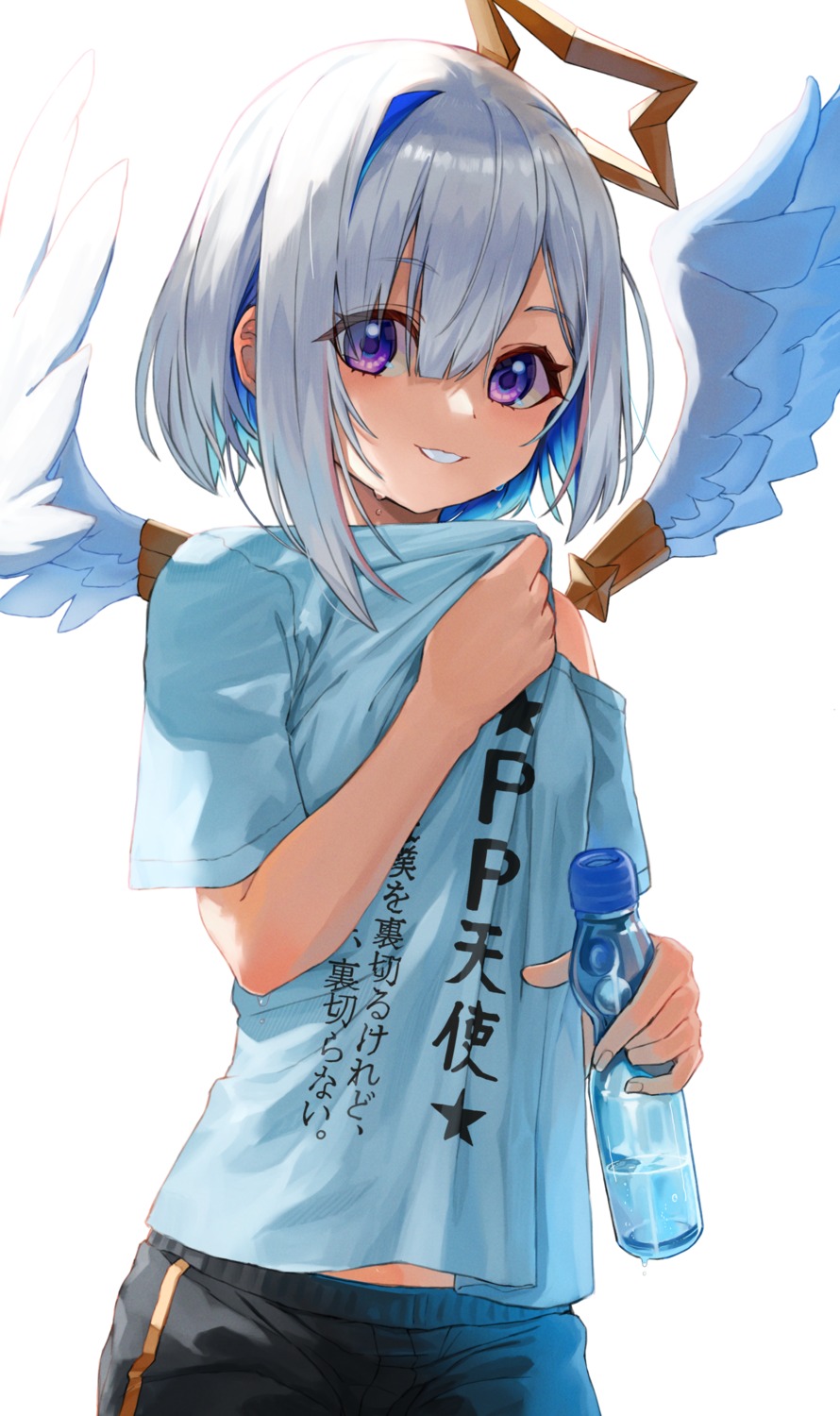 amane_kanata angel hololive mugcup wings