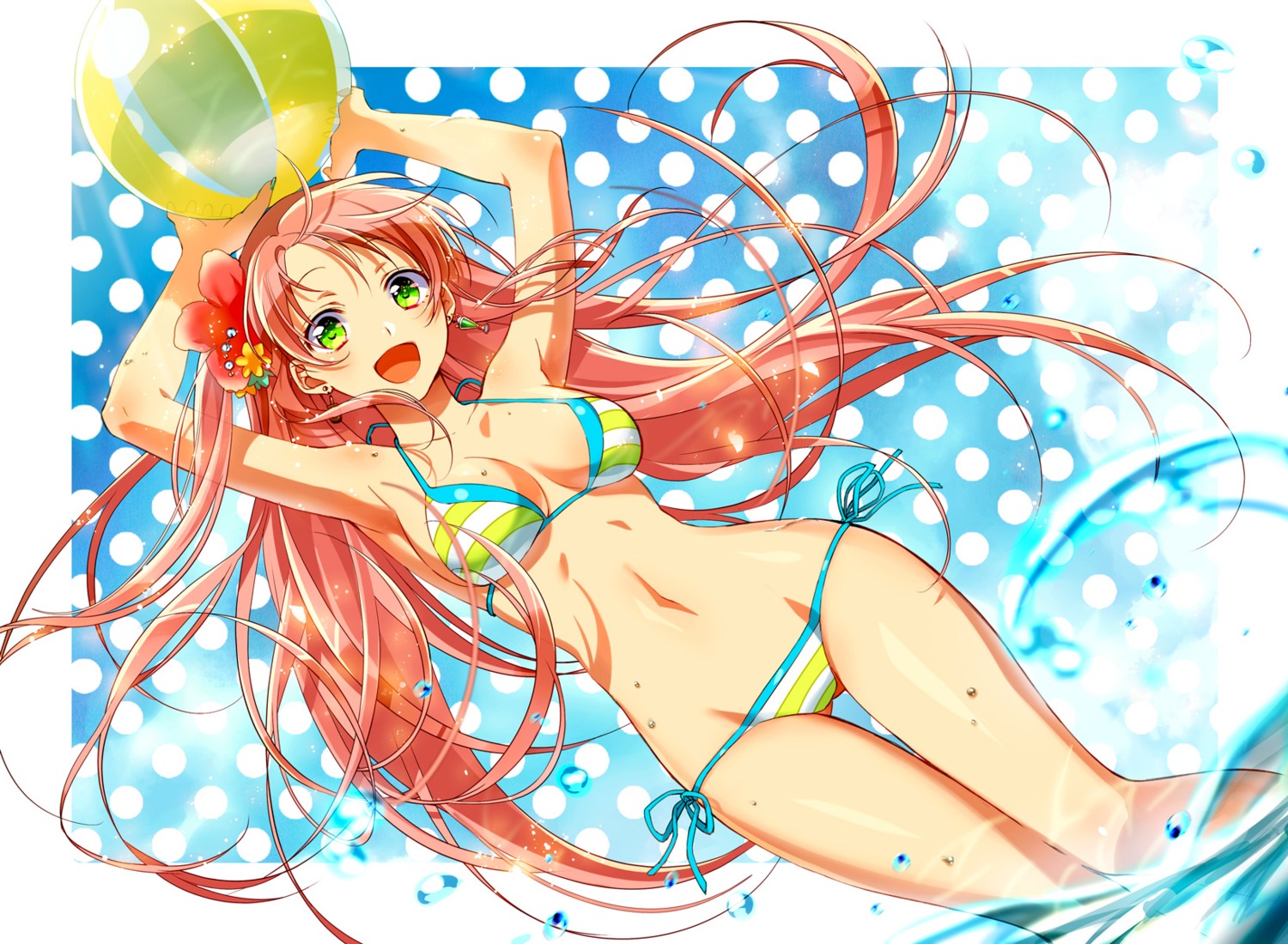 bikini cleavage murakami_yuichi swimsuits