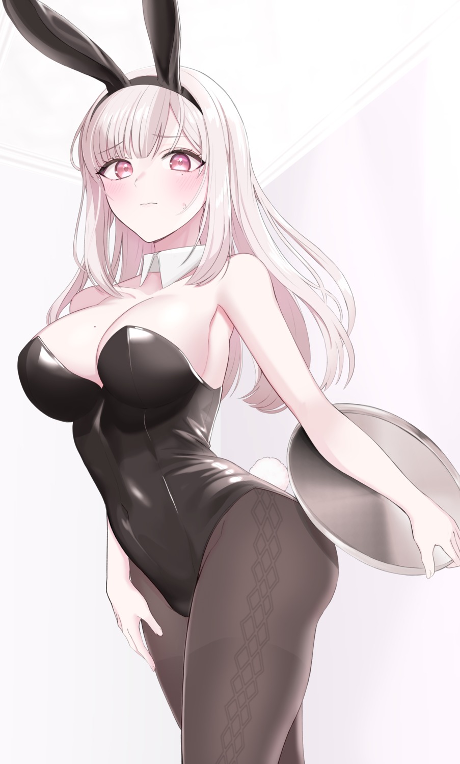 animal_ears bunny_ears bunny_girl monotiina no_bra pantyhose tail