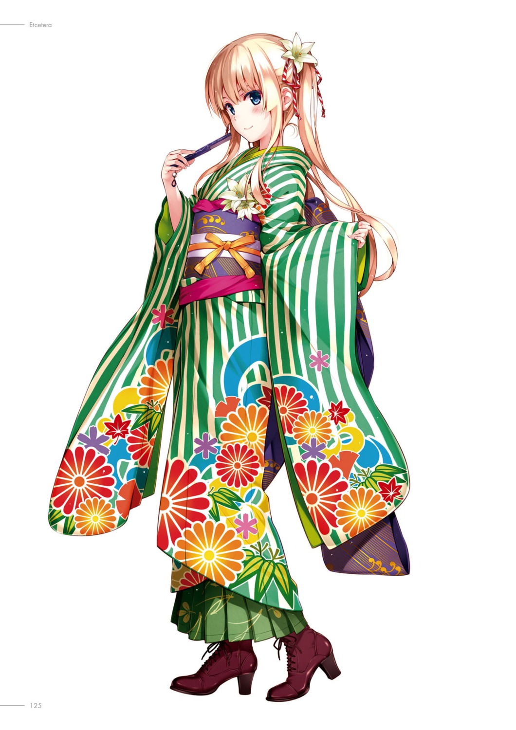 japanese_clothes kimono misaki_kurehito saenai_heroine_no_sodatekata sawamura_spencer_eriri
