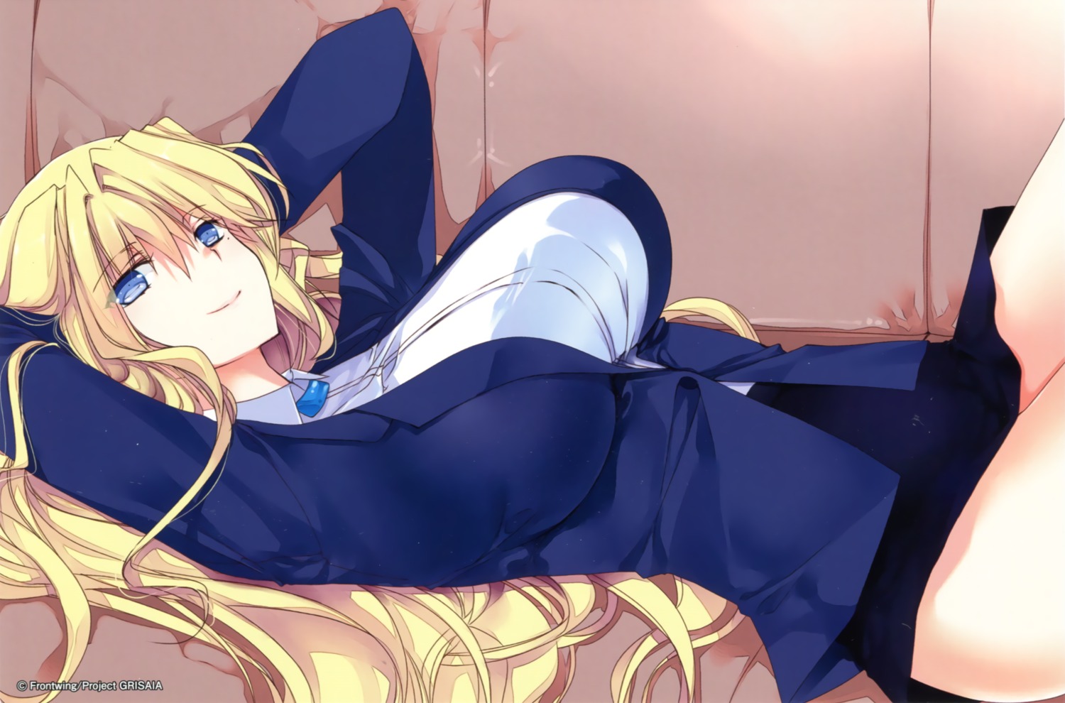 business_suit endcard grisaia grisaia_no_kajitsu grisaia_no_rakuen harudera_yuria takanae_kyourin