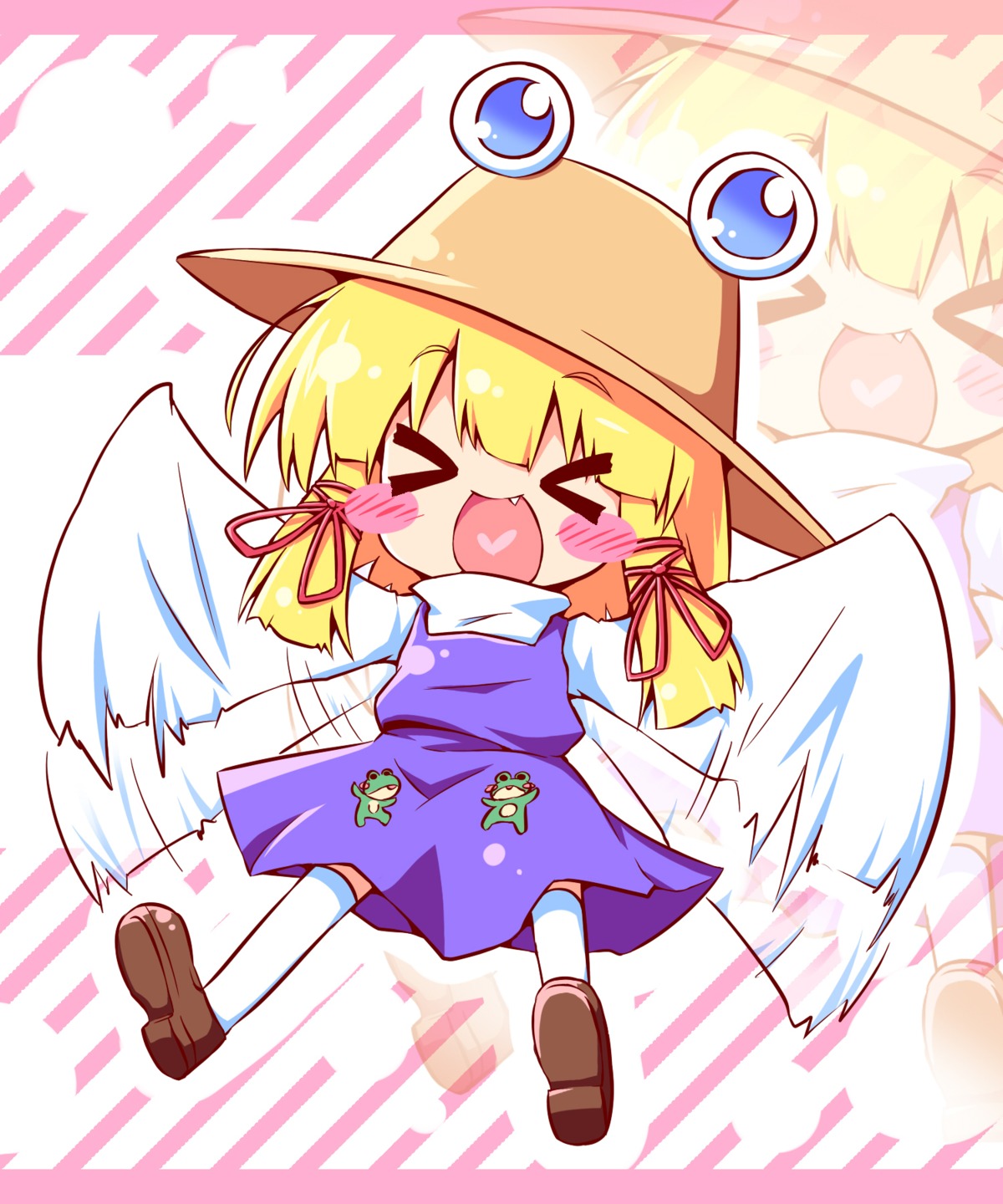 ayakashi_(artist) chibi moriya_suwako touhou