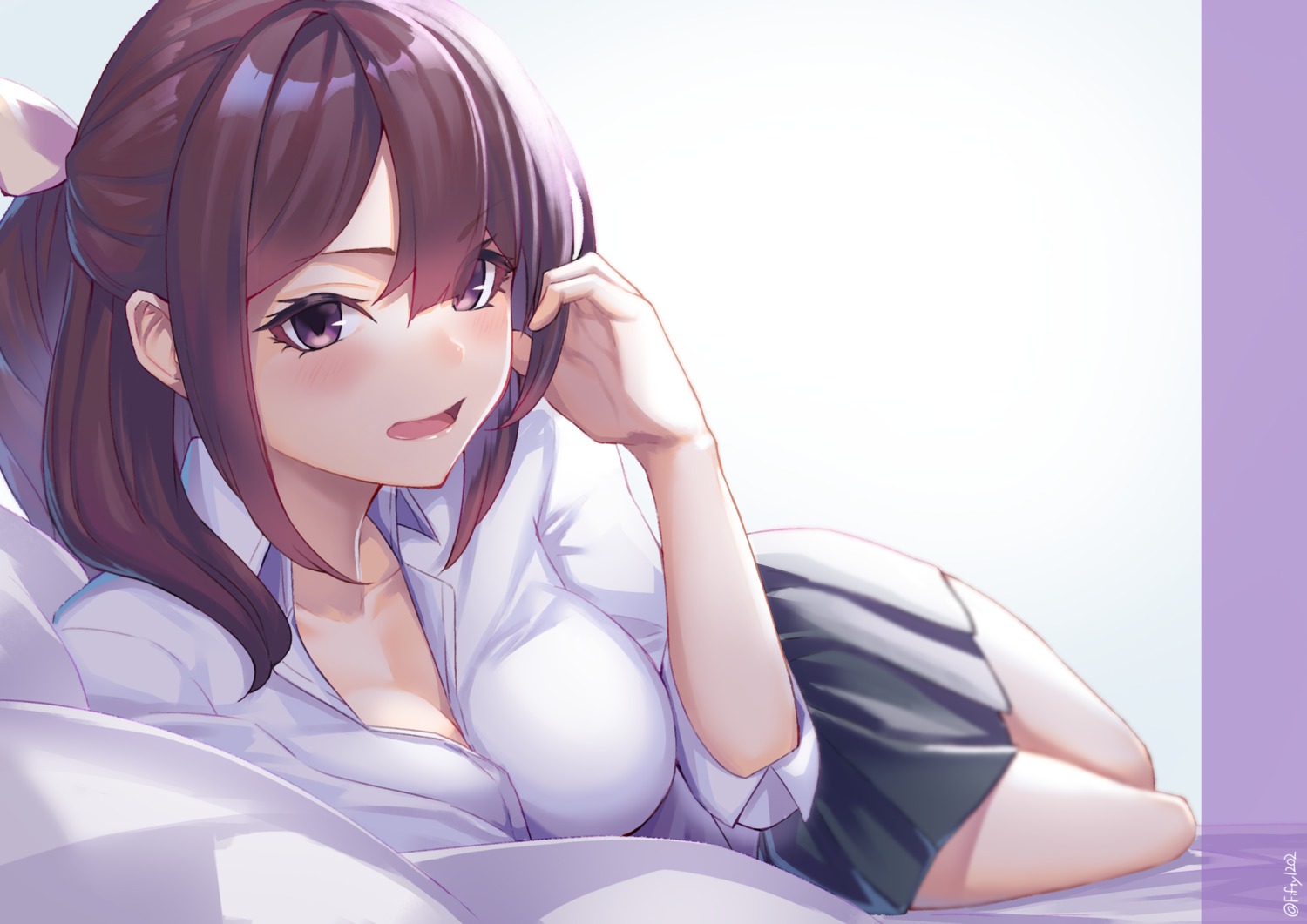 cleavage kuen_(kuennn12) seifuku