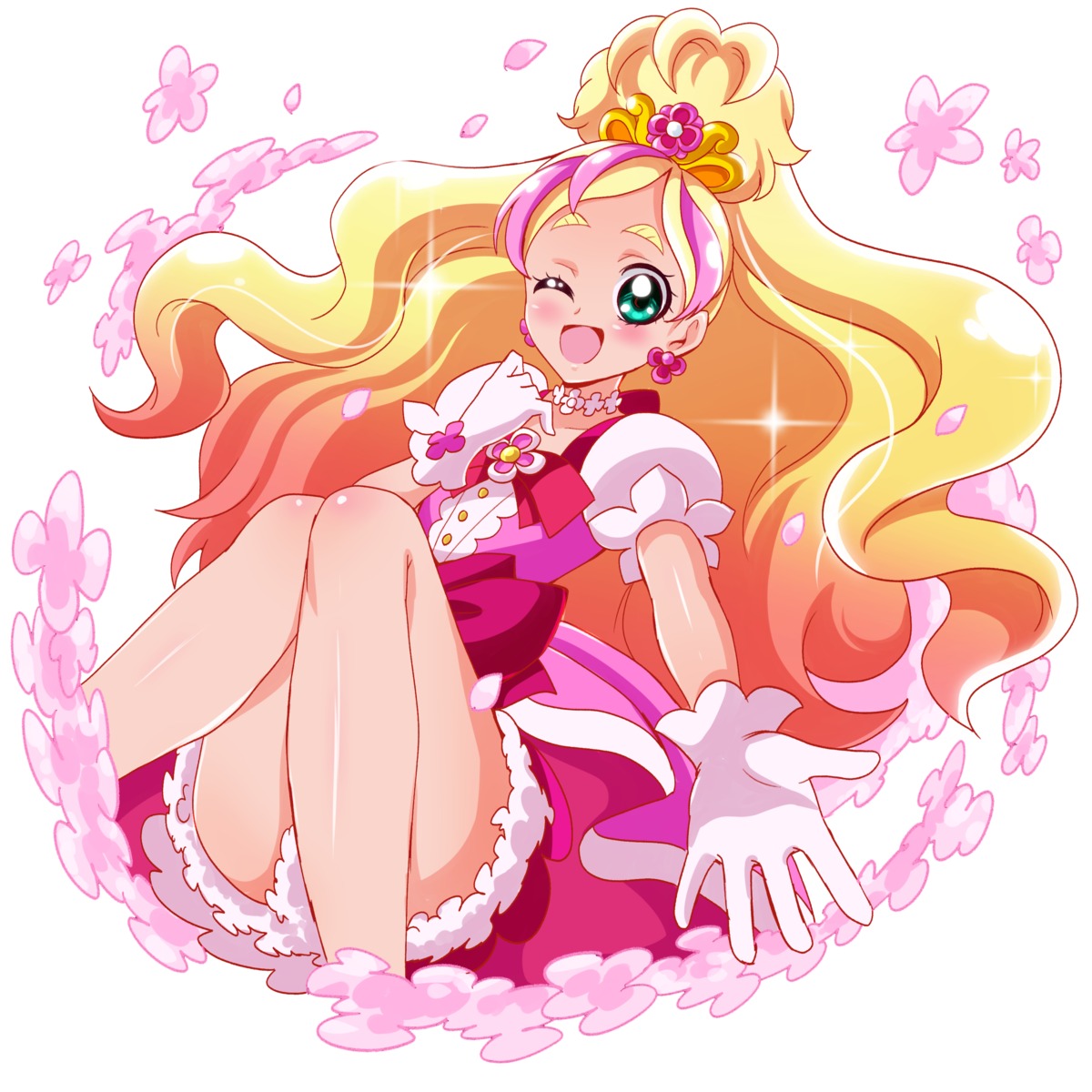 dress go!_princess_precure haruno_haruka precure sharumon