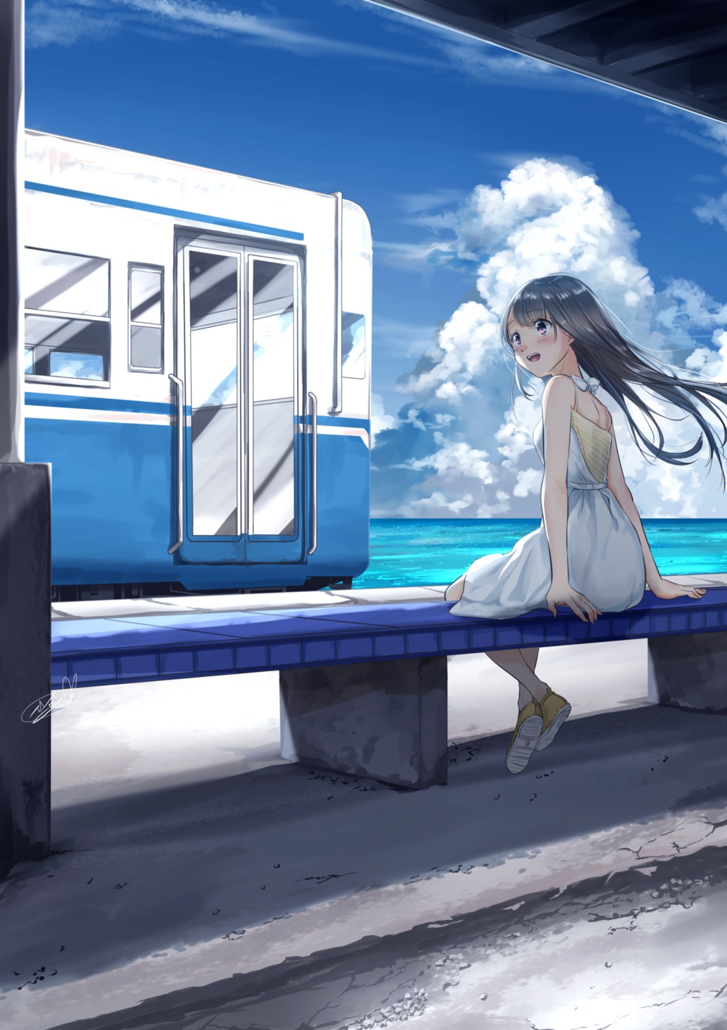 dress soragane_(banisinngurei) summer_dress