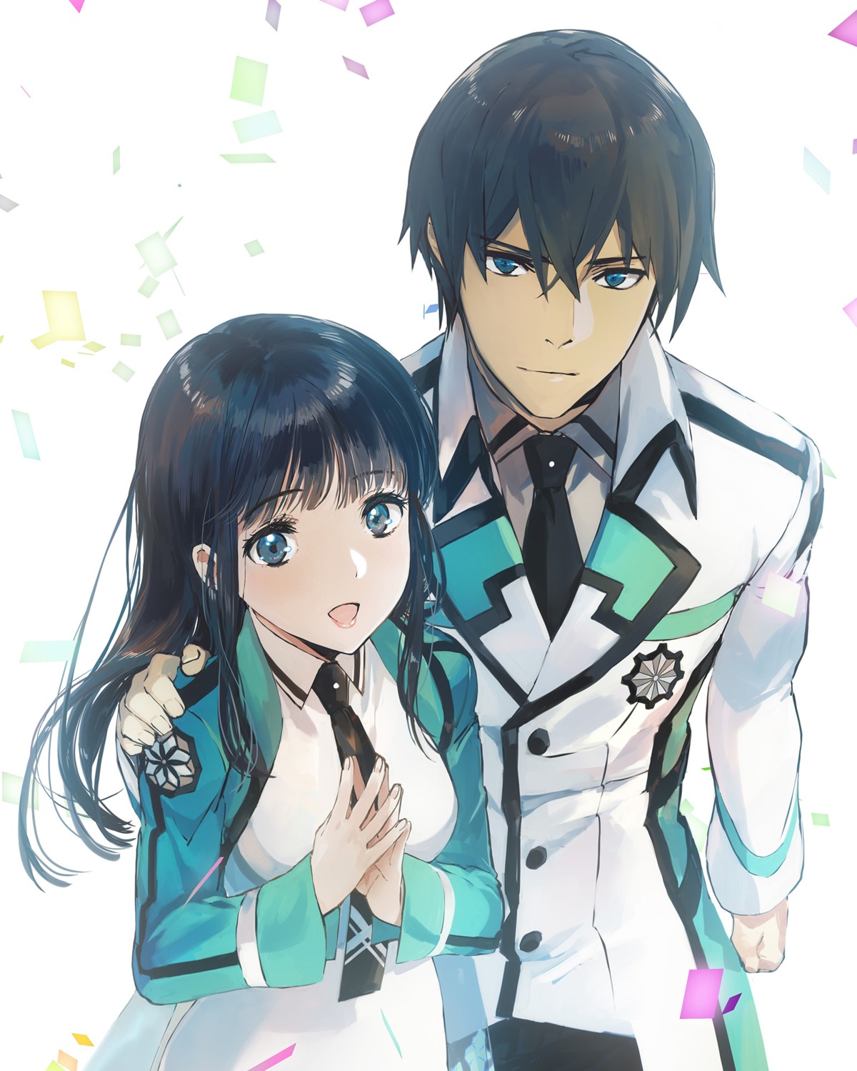 ishida_kana mahouka_koukou_no_rettousei seifuku shiba_miyuki shiba_tatsuya