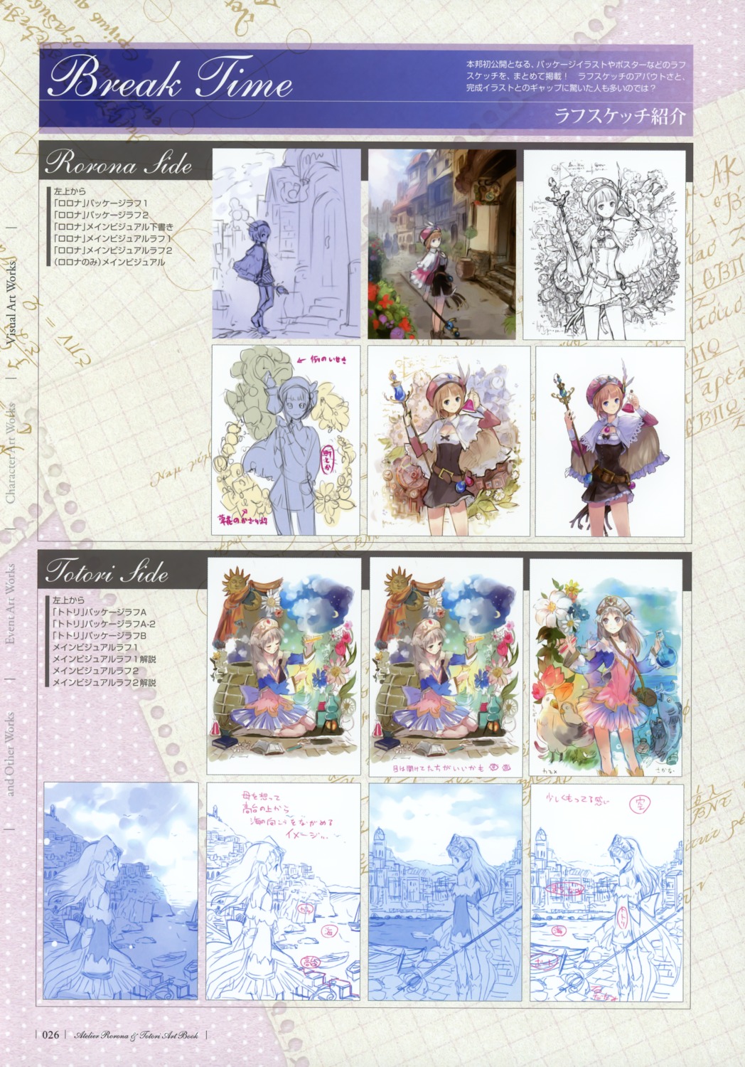 atelier atelier_rorona atelier_totori kishida_mel rorolina_frixell sketch totooria_helmold