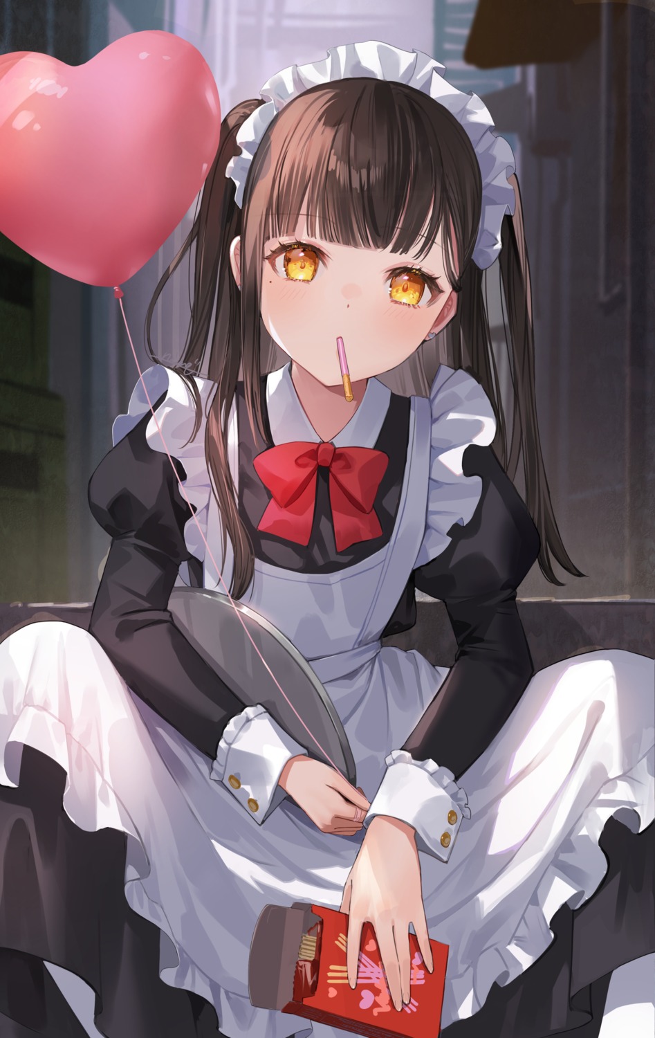 maid nima_(niru54) valentine waitress