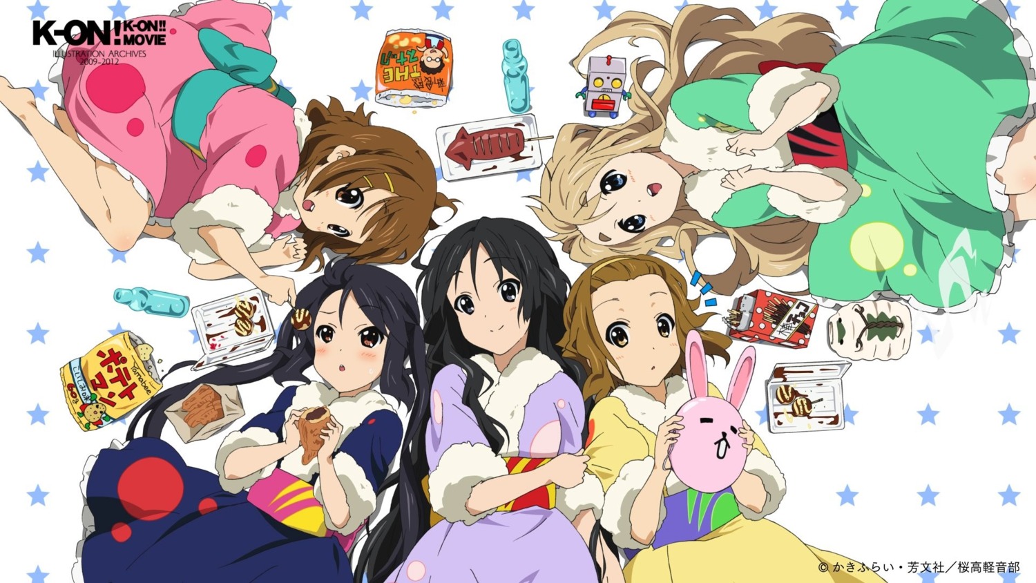 akiyama_mio hirasawa_yui k-on! kotobuki_tsumugi nakano_azusa sakamoto_kazuya tainaka_ritsu wallpaper