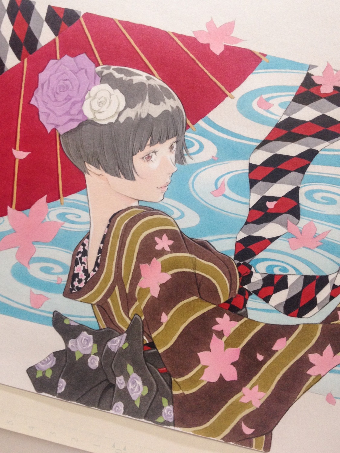 eisakusaku kimono umbrella