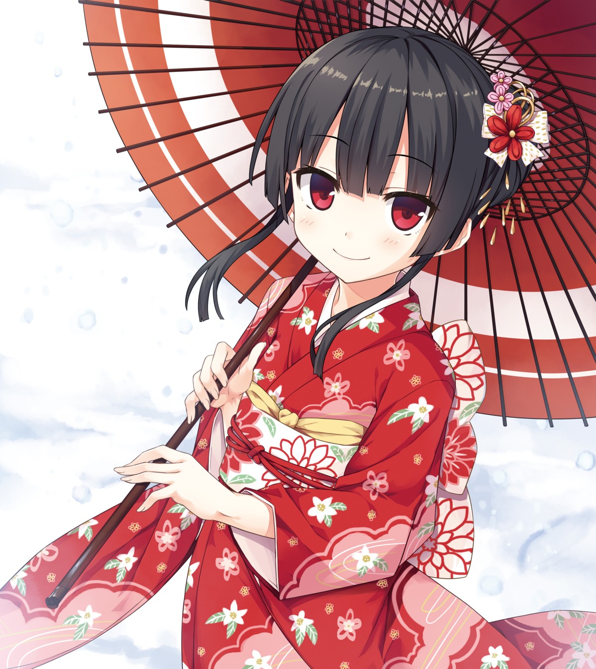 cura hachiroku kimono lose maitetsu umbrella