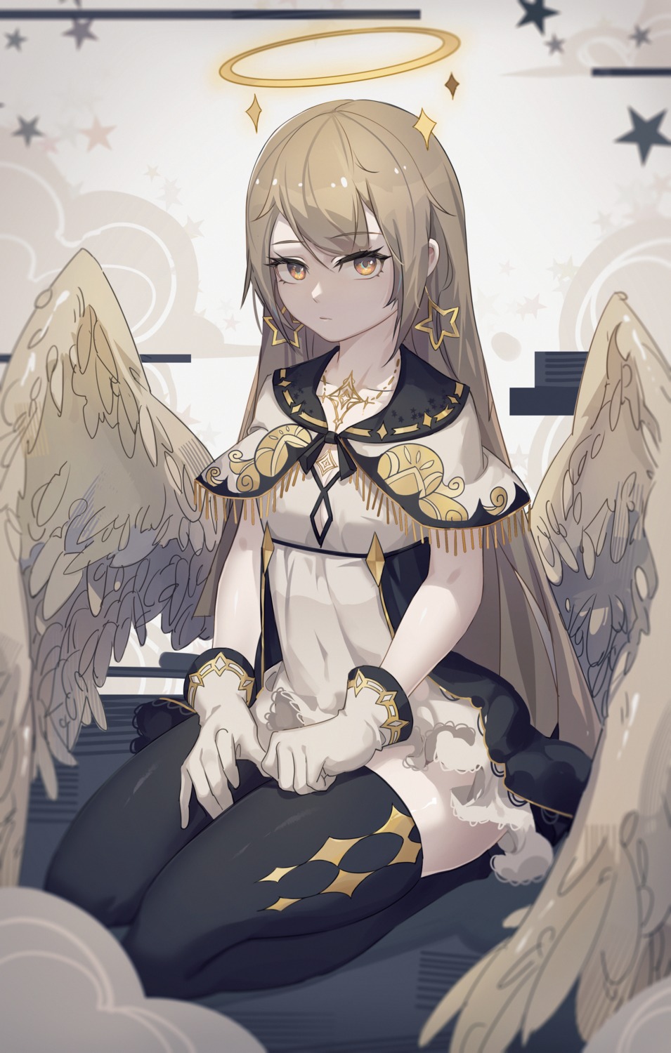 angel thighhighs wings yuk233