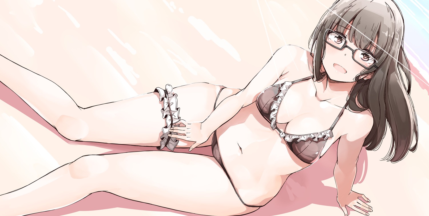 bikini garter megane nyoi_jizai swimsuits