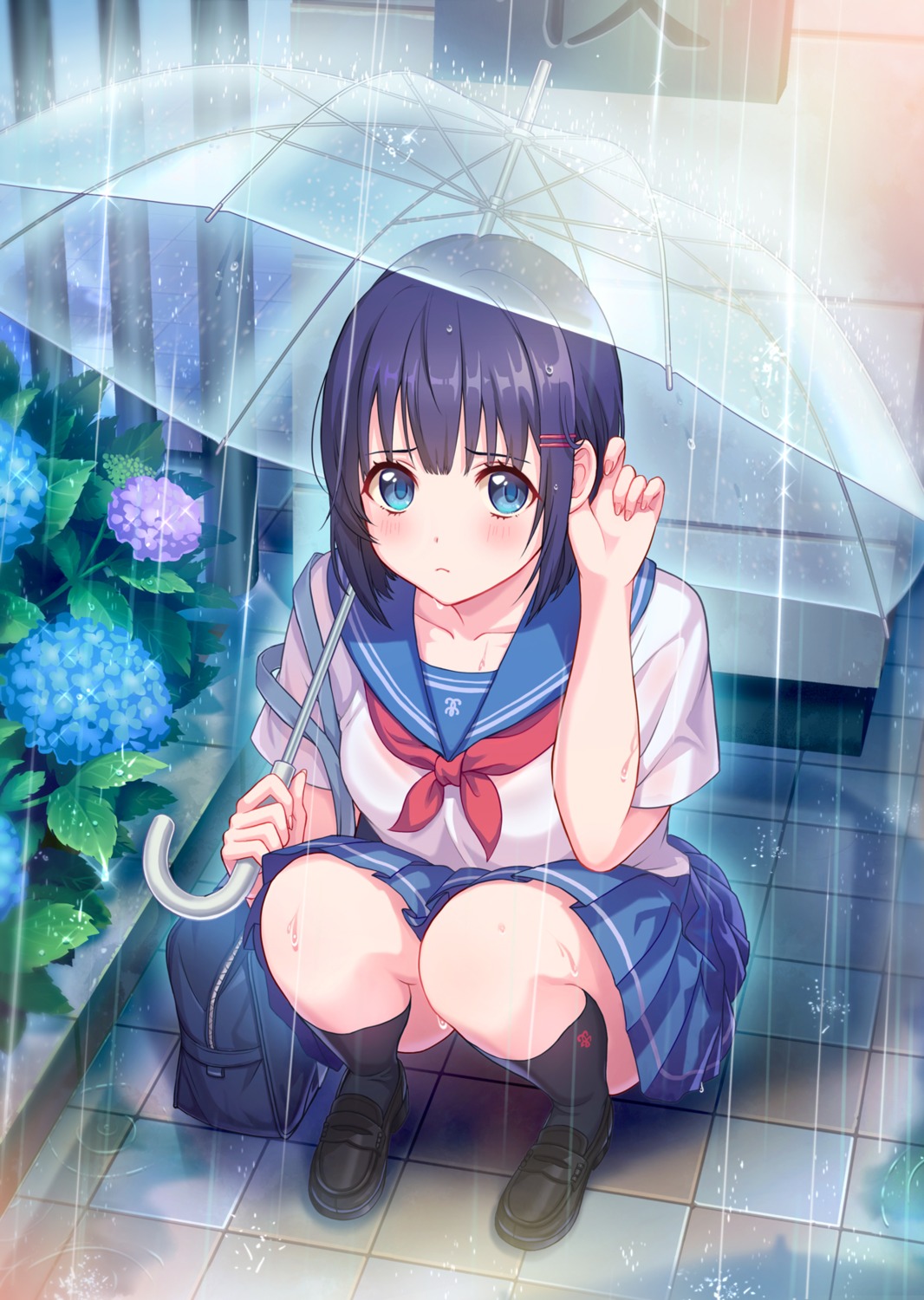 mizu_no seifuku umbrella