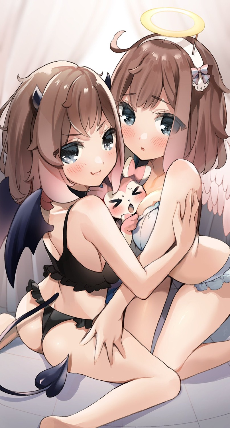 angel ass bikini devil horns noyama swimsuits tail thong wings
