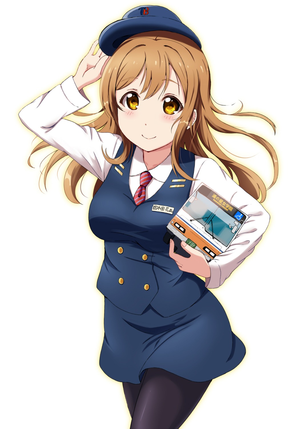 kunikida_hanamaru love_live!_sunshine!! pantyhose shiokazunoko uniform