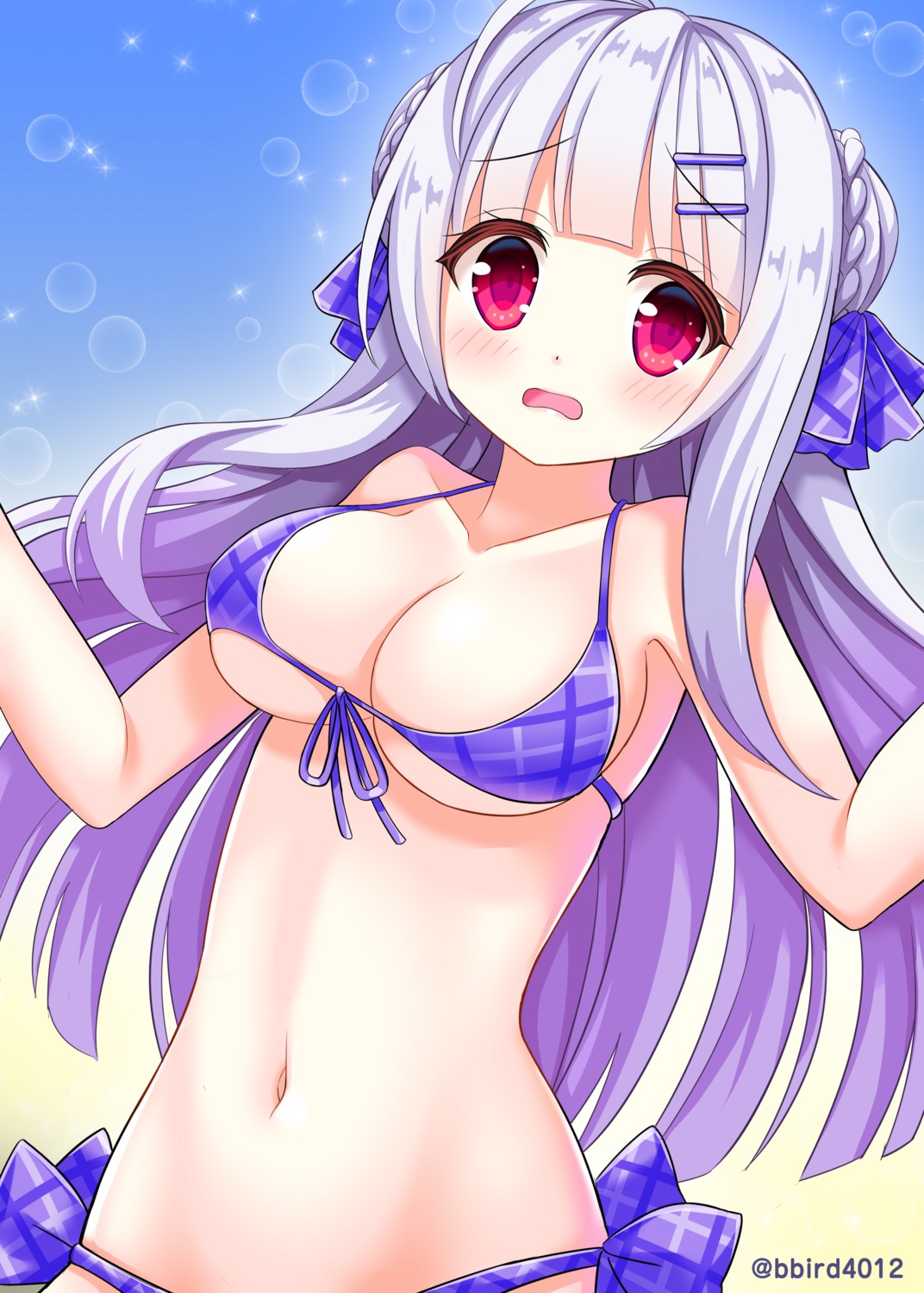 azur_lane bikini bluebird_(bluebird90) cygnet_(azur_lane) swimsuits