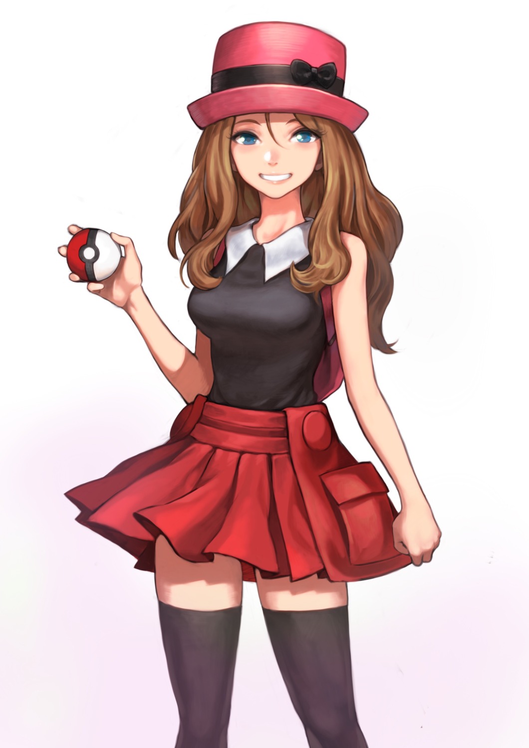 jun_(seojh1029) pokemon pokemon_xy serena_(pokemon) thighhighs