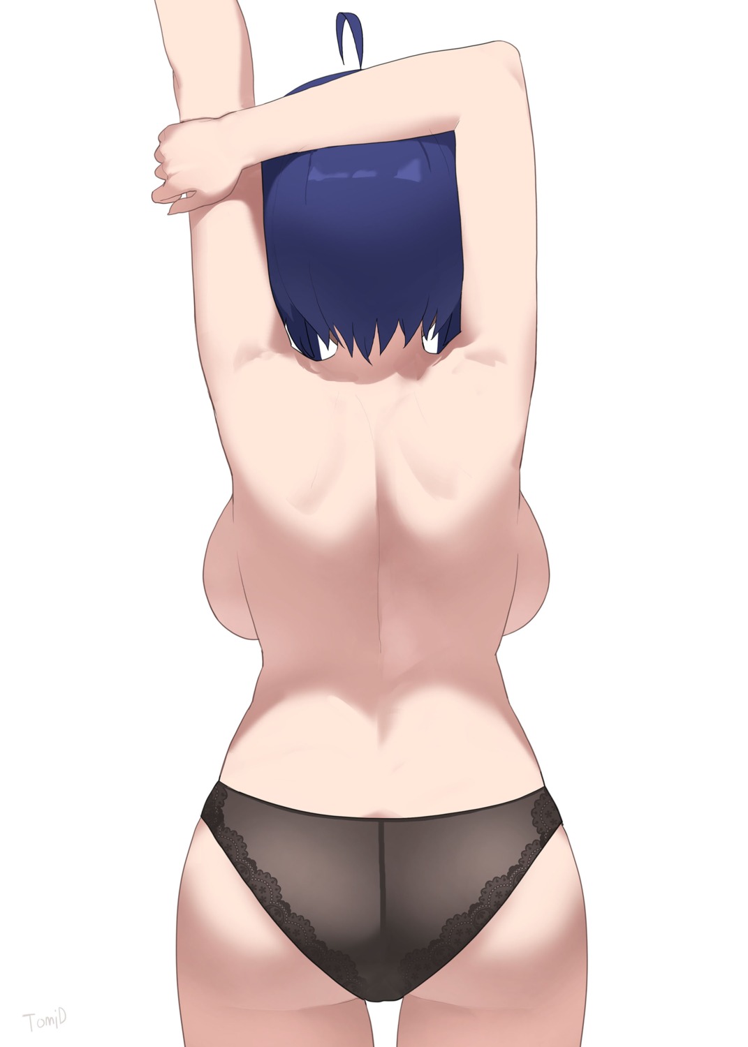 ass miura_azusa pantsu the_idolm@ster the_idolm@ster_million_live! the_idolm@ster_million_live!_theater_days tomid topless