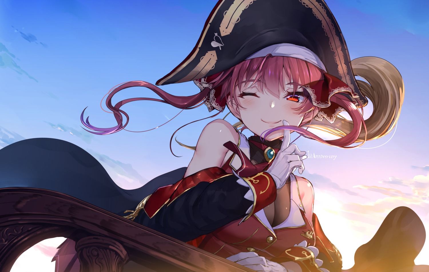 akasa_ai hololive houshou_marine pirate