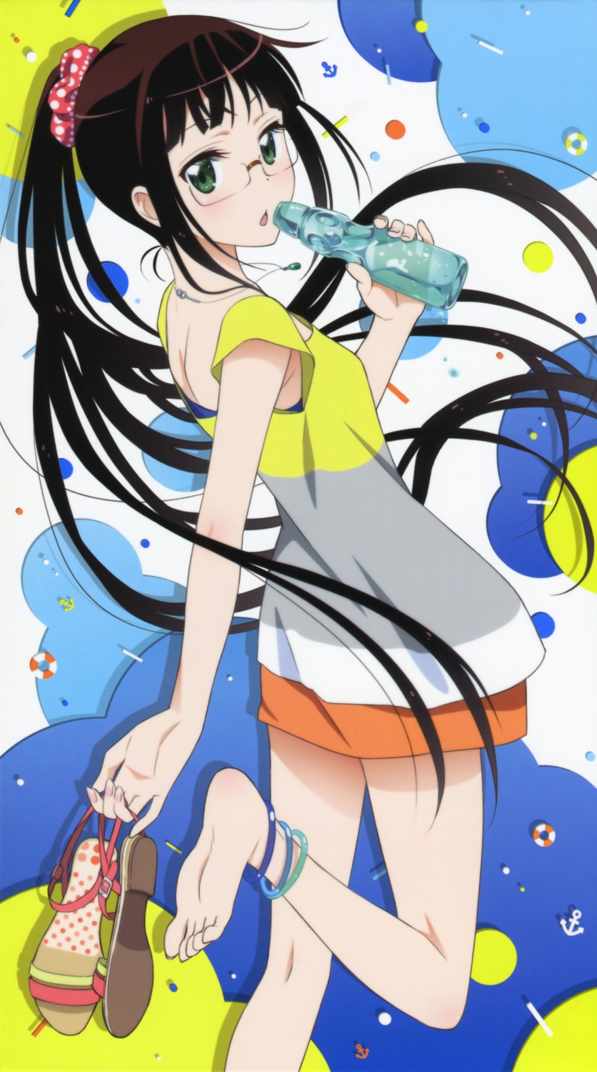 feet megane miyamoto_ruri nisekoi sugiyama_nobuhiro