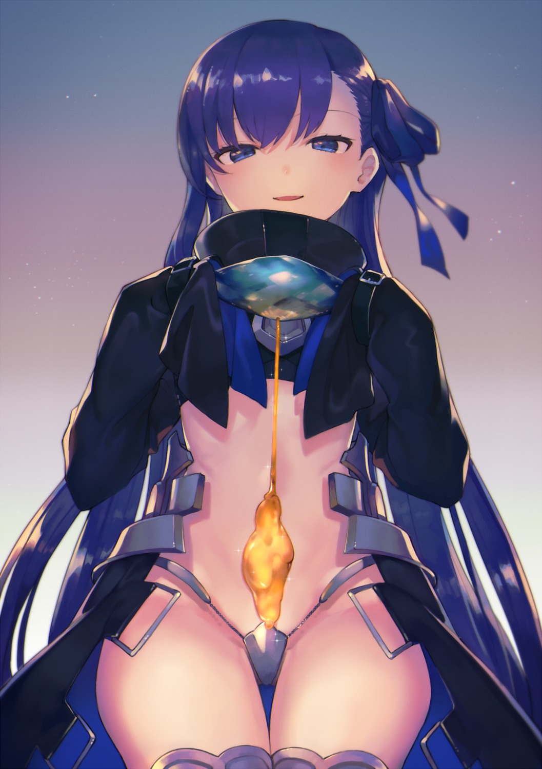 armor cream en@rain fate/grand_order meltryllis pantsu thighhighs thong