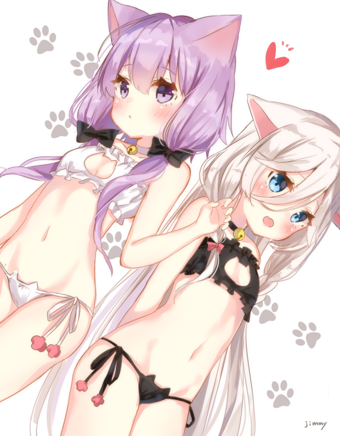 animal_ears ia_(vocaloid) jimmy lingerie loli pantsu string_panties vocaloid yuzuki_yukari