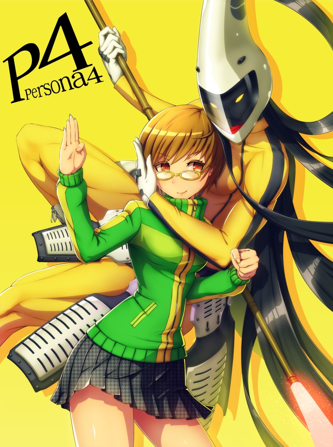 daizo megane megaten persona persona_4 satonaka_chie