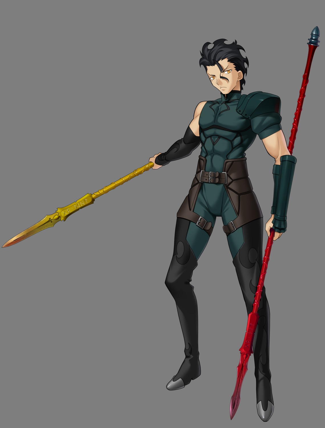 fate/stay_night fate/unlimited_codes fate/zero lancer_(fate/zero) male transparent_png type-moon weapon