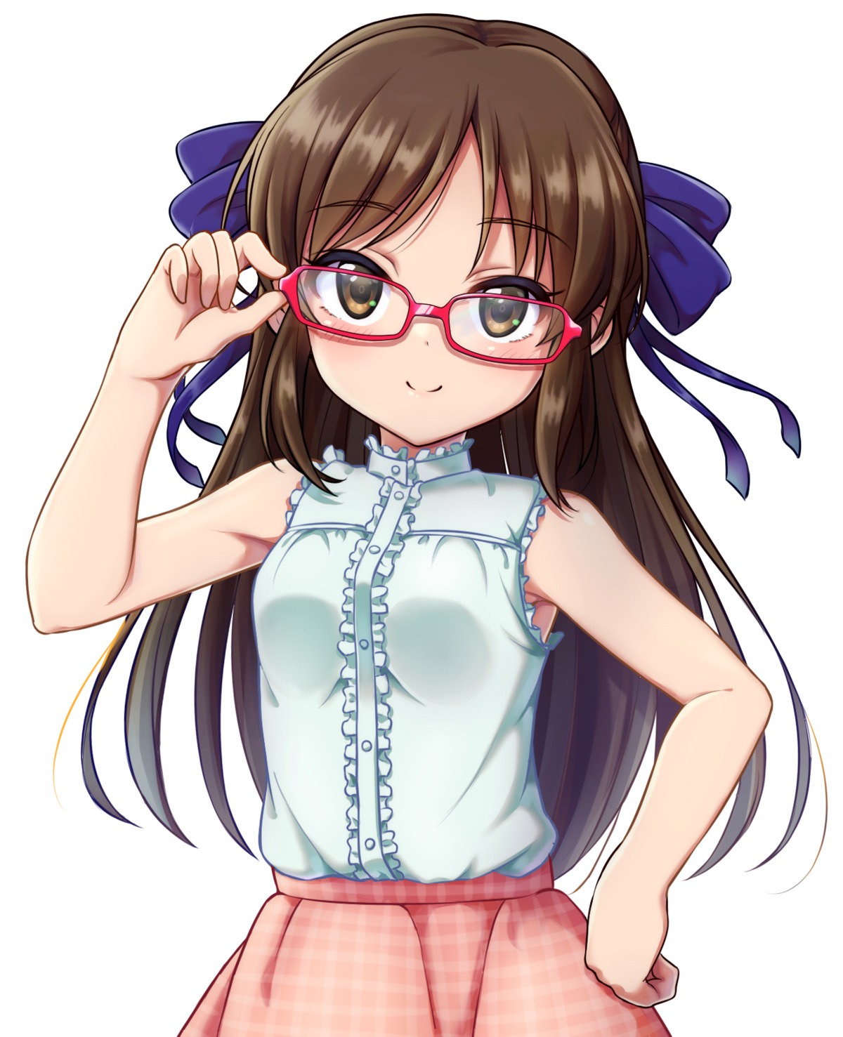 megane rariemonn tachibana_arisu the_idolm@ster the_idolm@ster_cinderella_girls the_idolm@ster_cinderella_girls_u149