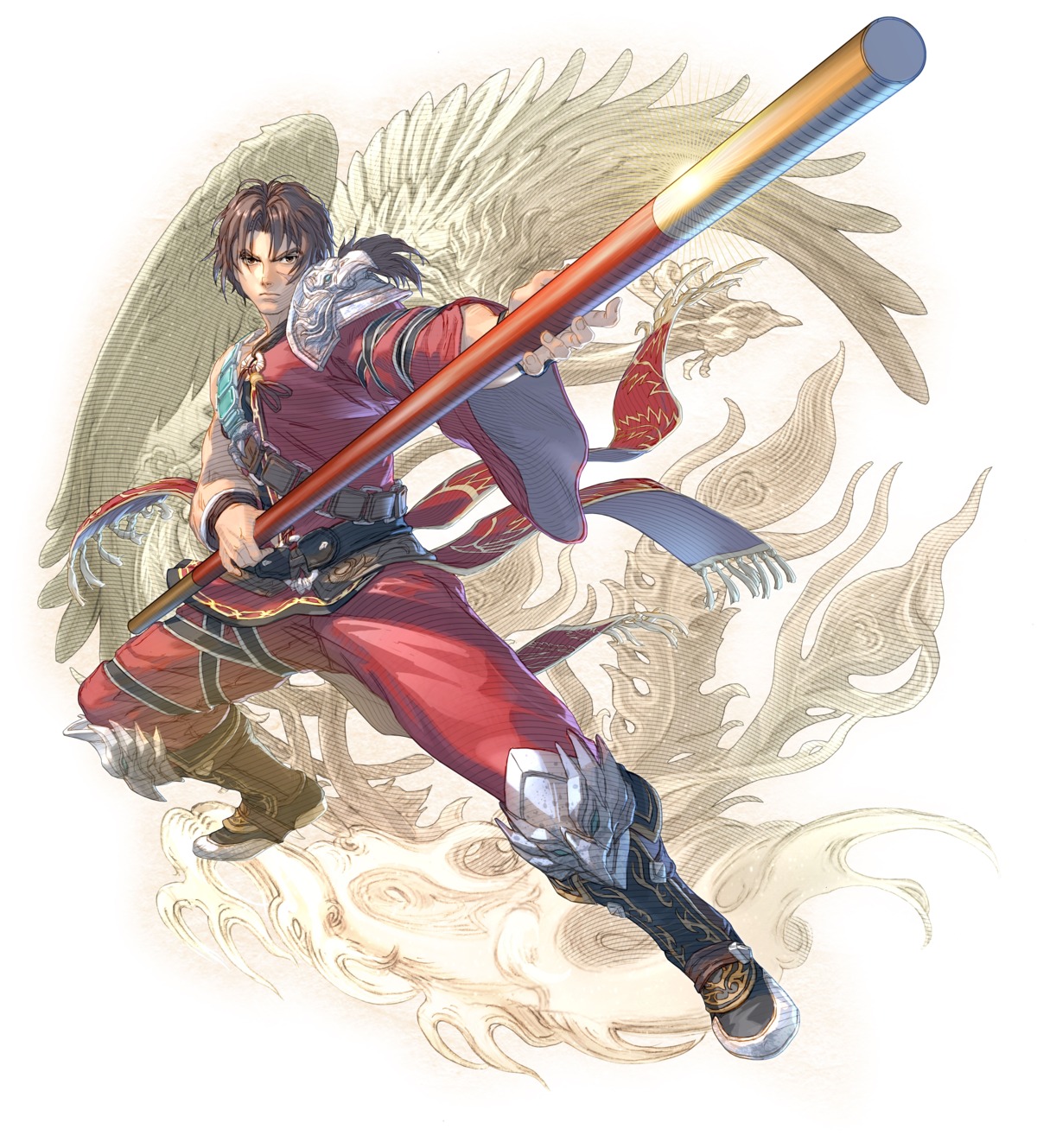 armor kawano_takuji kilik male namco soul_calibur soul_calibur_vi weapon