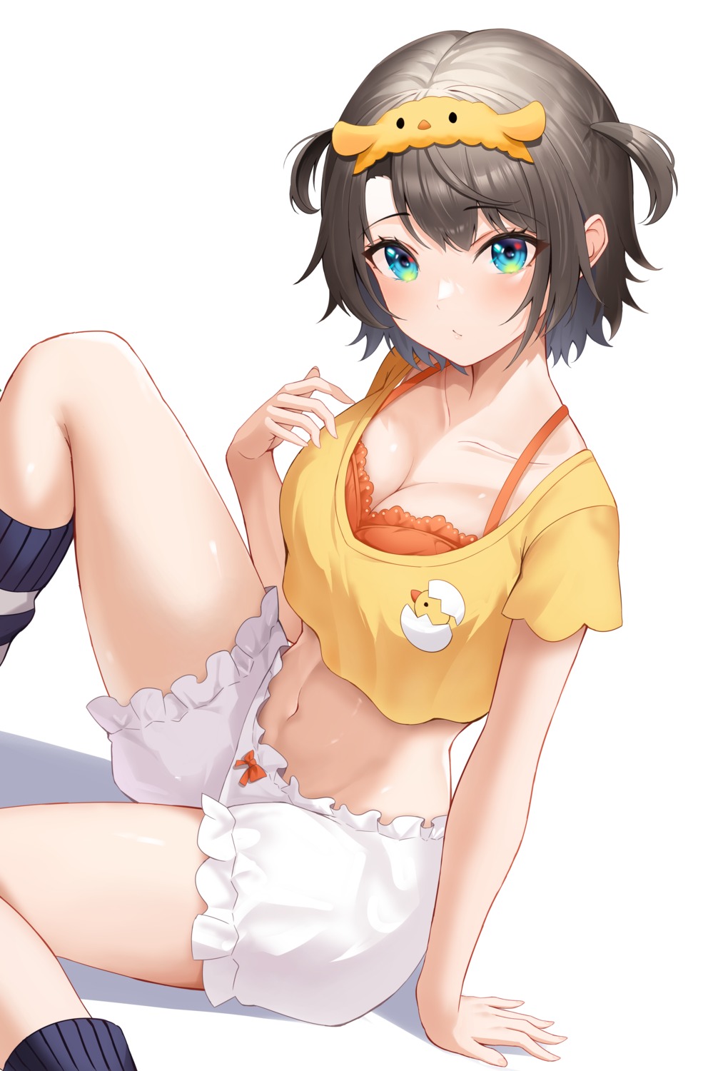 bloomers bra cleavage hololive oozora_subaru roina_(effj7473)