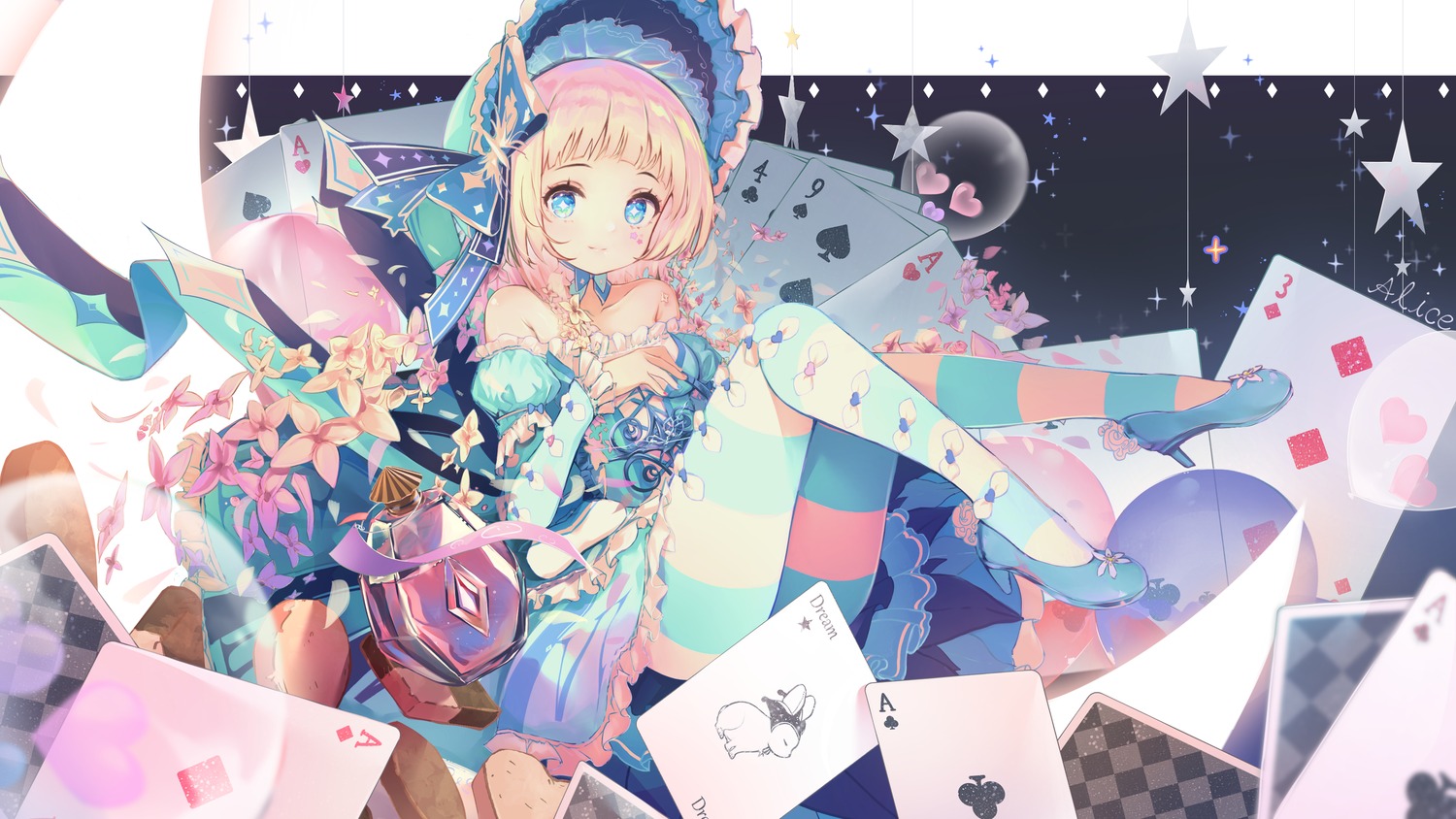 dress eunip heels lolita_fashion pantyhose skirt_lift wallpaper