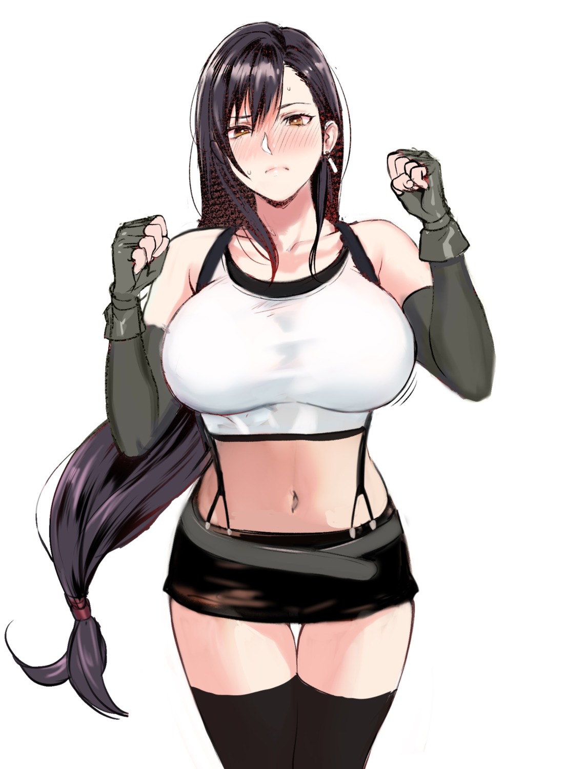 final_fantasy final_fantasy_vii inkey thighhighs tifa_lockhart