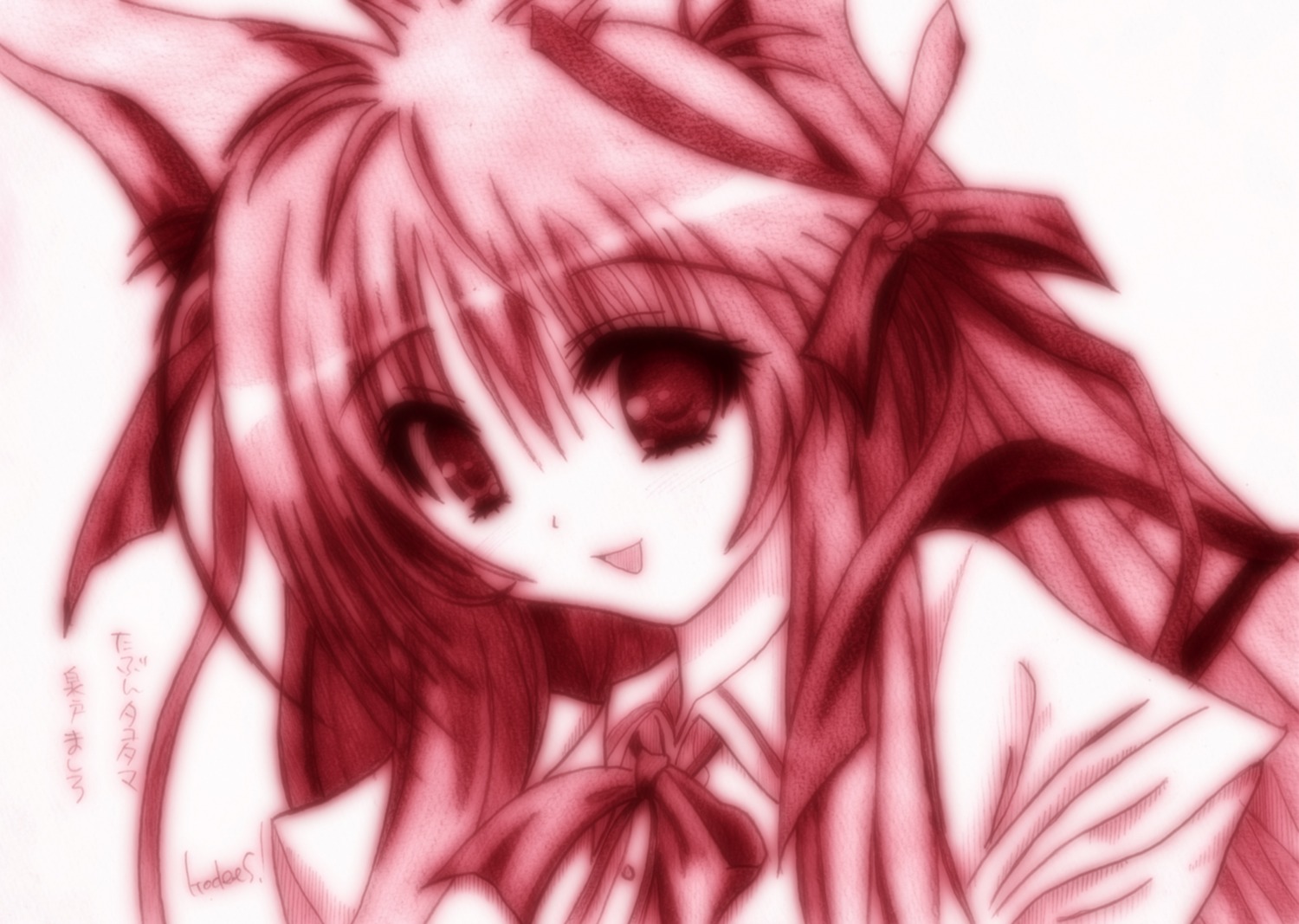 animal_ears godees mito_mashiro monochrome tayutama