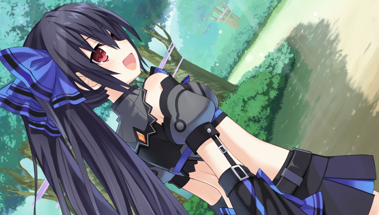 chou_megami_shinkou_noire_gekishin_black_heart choujigen_game_neptune game_cg noire tsunako