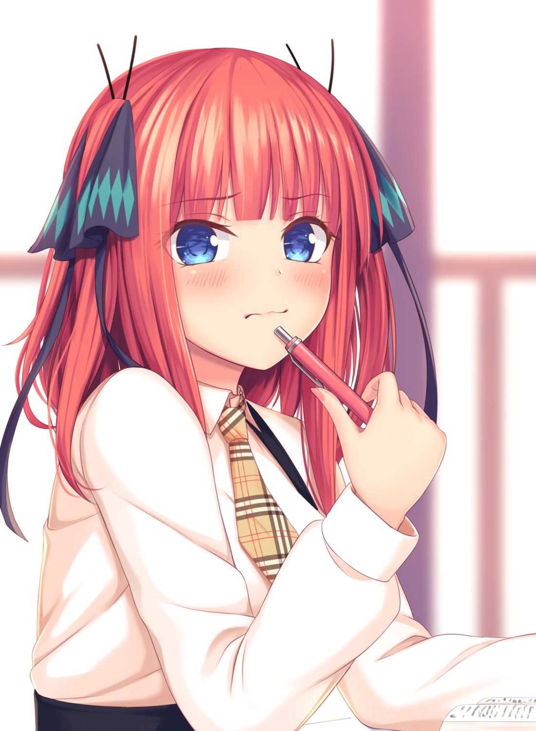 5-toubun_no_hanayome mutsuba_fumi nakano_nino seifuku