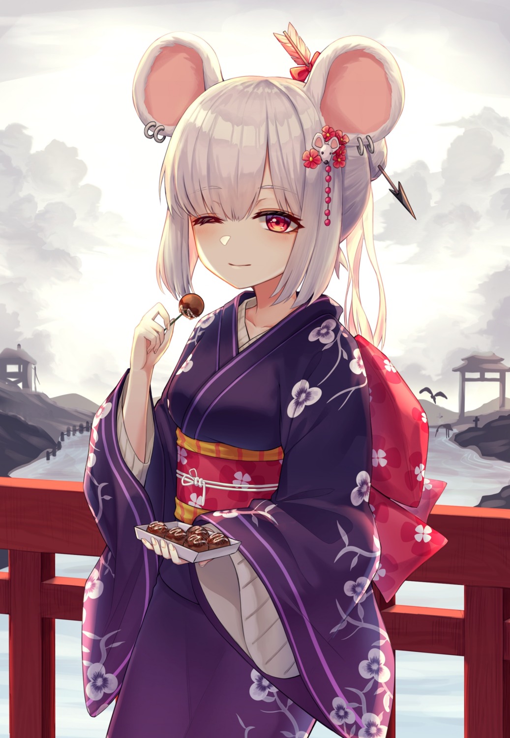 animal_ears kimono myung_yi