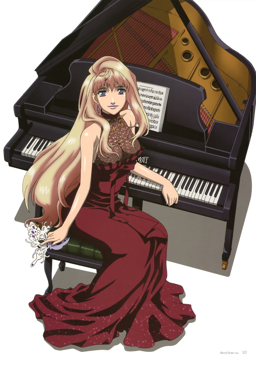 dress macross macross_frontier nagasaka_hiroharu sheryl_nome