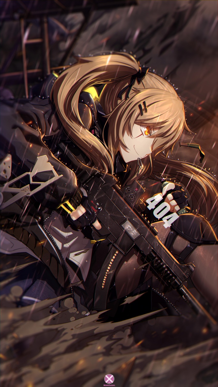 girls_frontline gun mahousho pantyhose ump9_(girls_frontline)