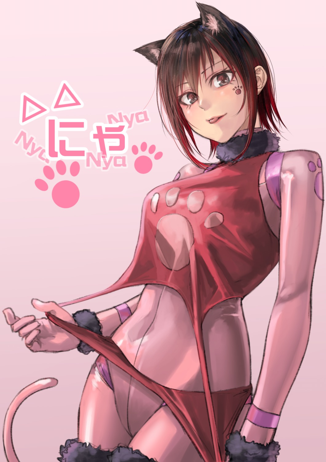 animal_ears bodysuit kilye_4421 nekomimi tail