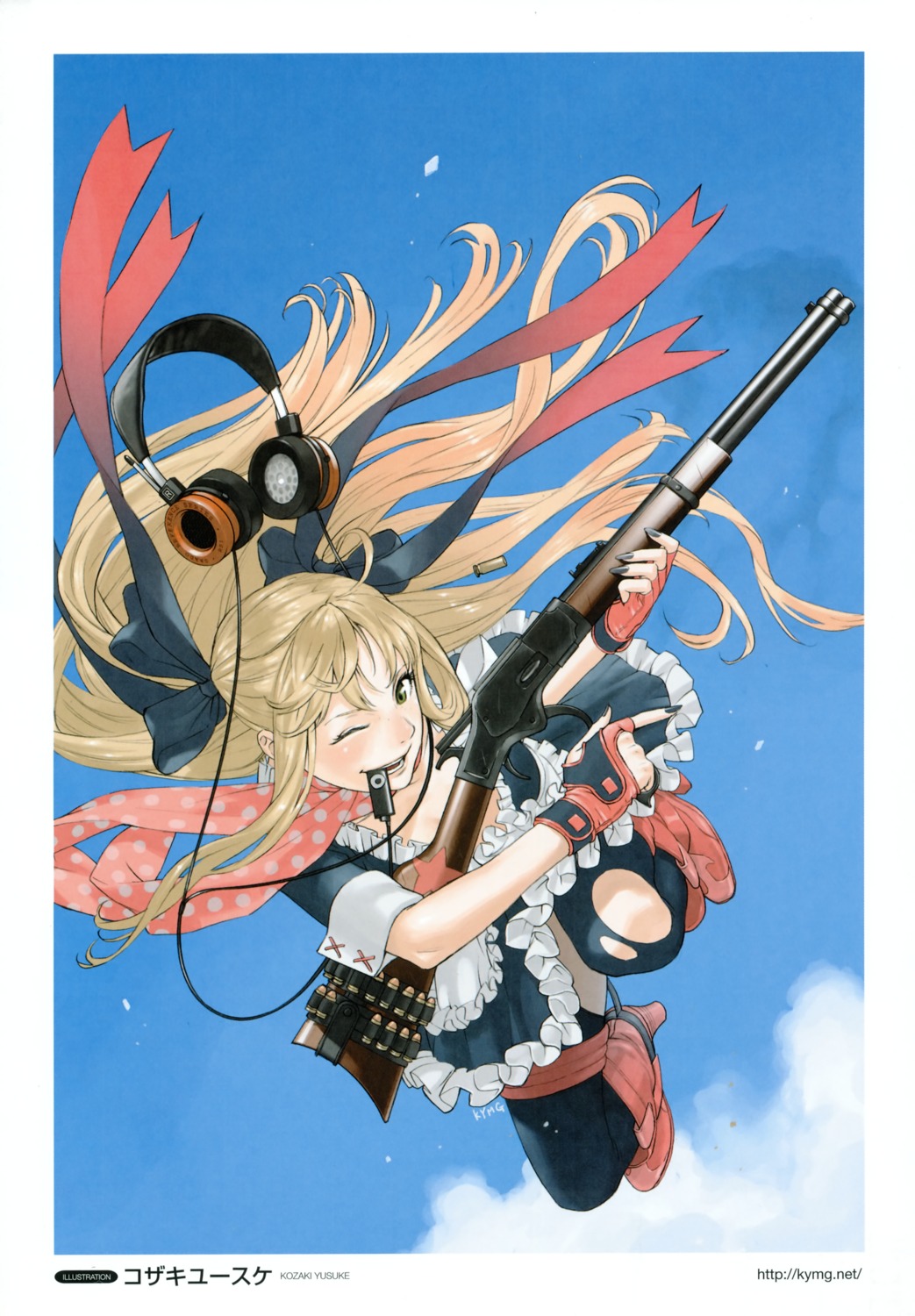gun headphones kozaki_yuusuke
