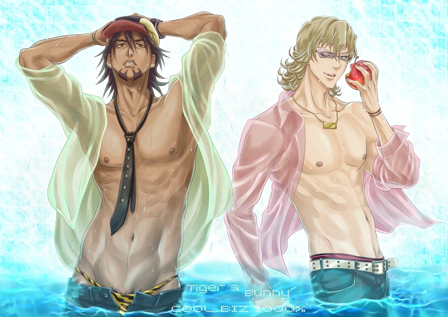 barnaby_brooks_jr hiramayu kaburagi_t_kotetsu male megane tiger_&_bunny